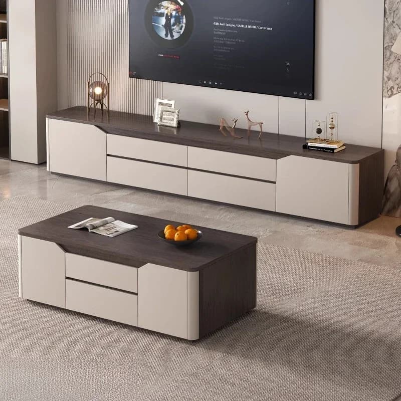 Living Room Tv Cabinet Mid Century Modern Luxury Tv Television Table Home Entertainment Center Supports Sideboard Furniture