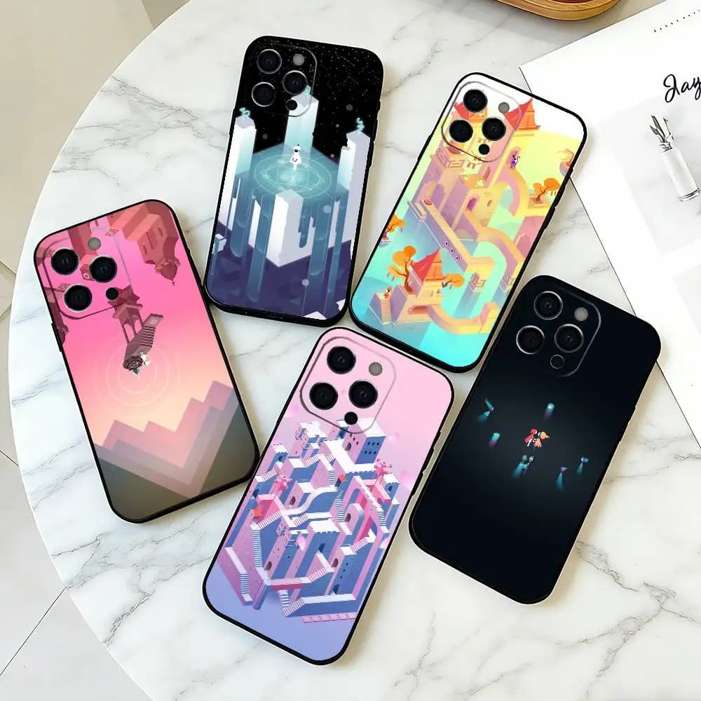 G-Game M-Monument Valley Phone Case Silicone Soft For IPhone 17 16 15 14 13 12 11 X XR Plus Pro Max Plus