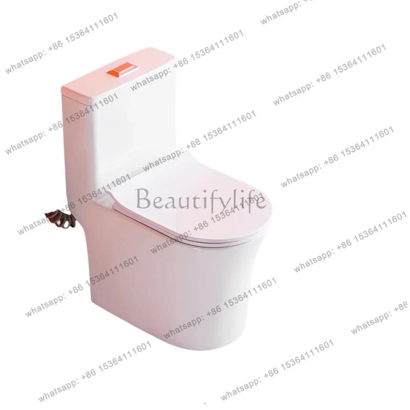 Short size 55 length flush toilet large diameter toilet ceramic water saving silent toilet