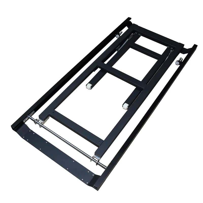 Metal Frame Table Convertible Hanging Dning Table Hydraulic Folding Hardware Wall Drop Down Table Mechanism