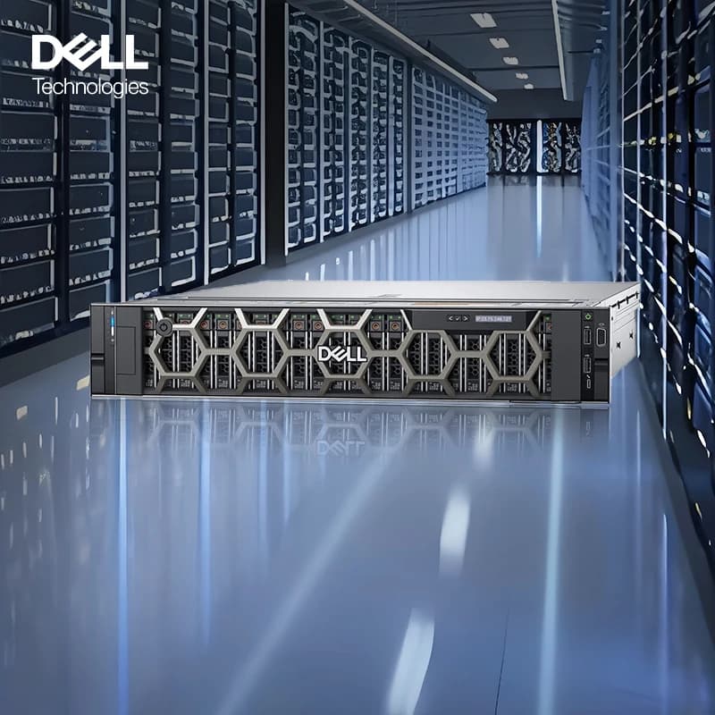Hot Selling DEll Poweredge 2U 2-socket Network Series Servers R730 R740 R750 R760XS XD Computer Rack Epyc Nas Storage Server