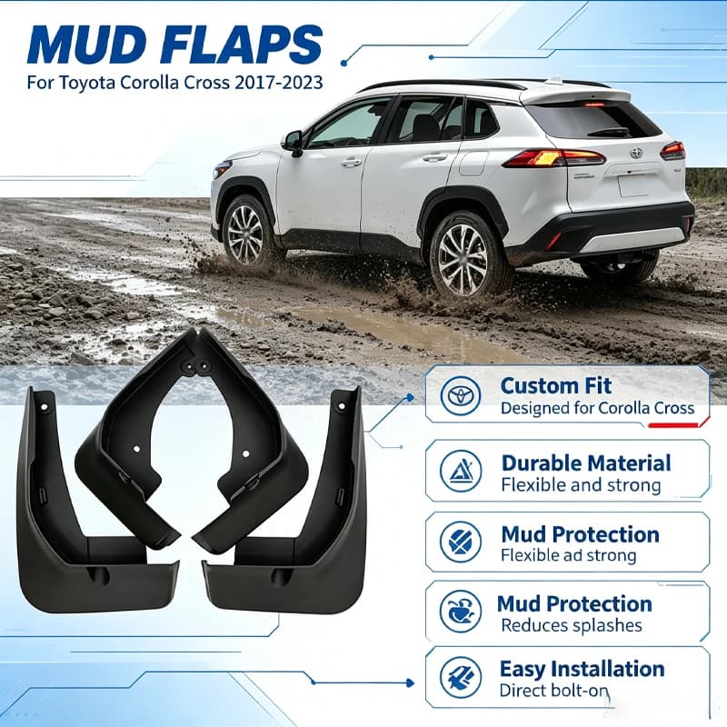 Suitable for Corolla cross Ruifang Fenglanda fender fender leather car accessories 2021