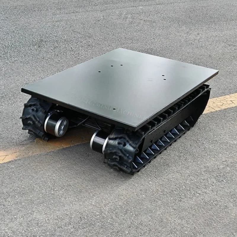 Electric track chassis walking assembly modified agricultural hydraulic rubber steel shoes