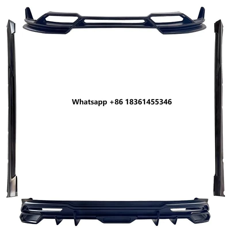 For NIO ET5 2022-2025 Modified Auto accessories ABS Material black Front Rear lip side skirt