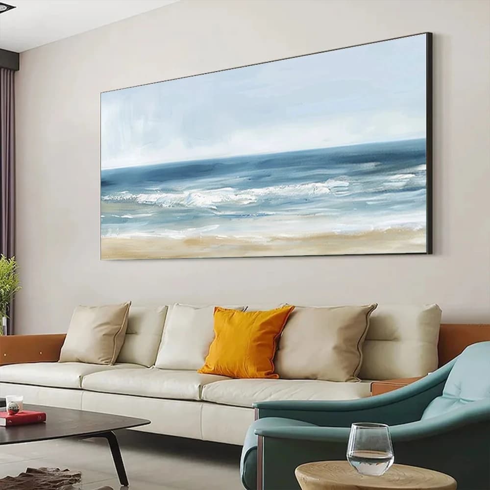 Simple Texture Wall Art Picture Hand-Painted Oil Painting Modern  Design Paintings Decor Living Room Canvas Paint High Quality