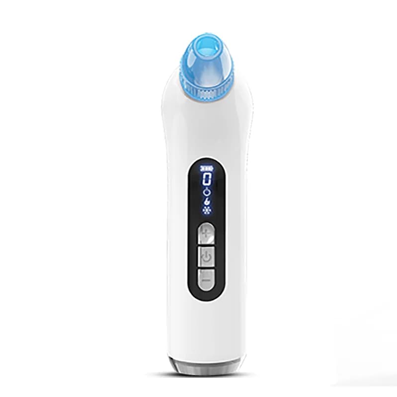 Multi-Functional Vacuum Blackhead Remover and Pore Cleanser Hot and Cold with Acne Treatment and Skin Rejuvenation Features