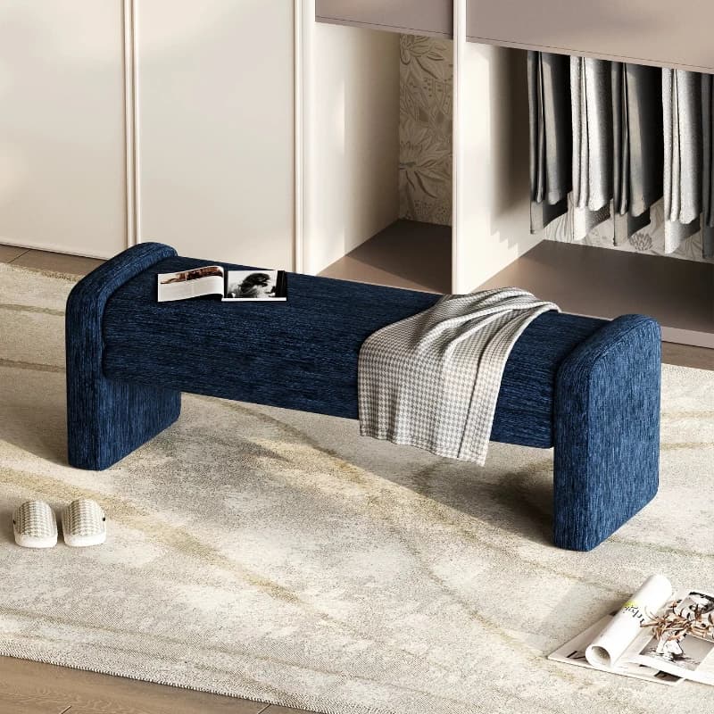 Decor Dopamine Stool Dressing Table Chair Pouf House Stool End Of Bed Design Luxe Muebles Para Hogar Mid Century Furniture