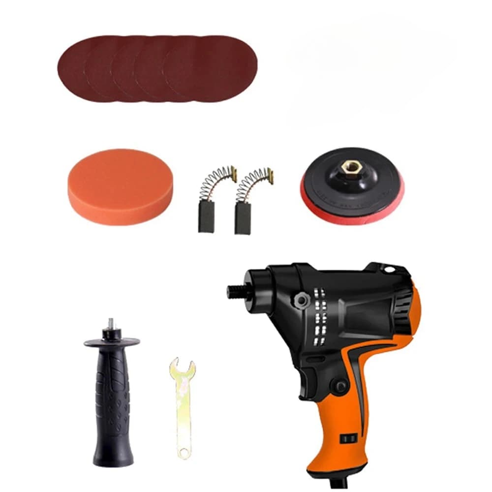 980W Multifunctional 6 Gears Adjustable Speed Car Electric Polisher Waxing Machine Automobile Furniture Car Polishing Tool