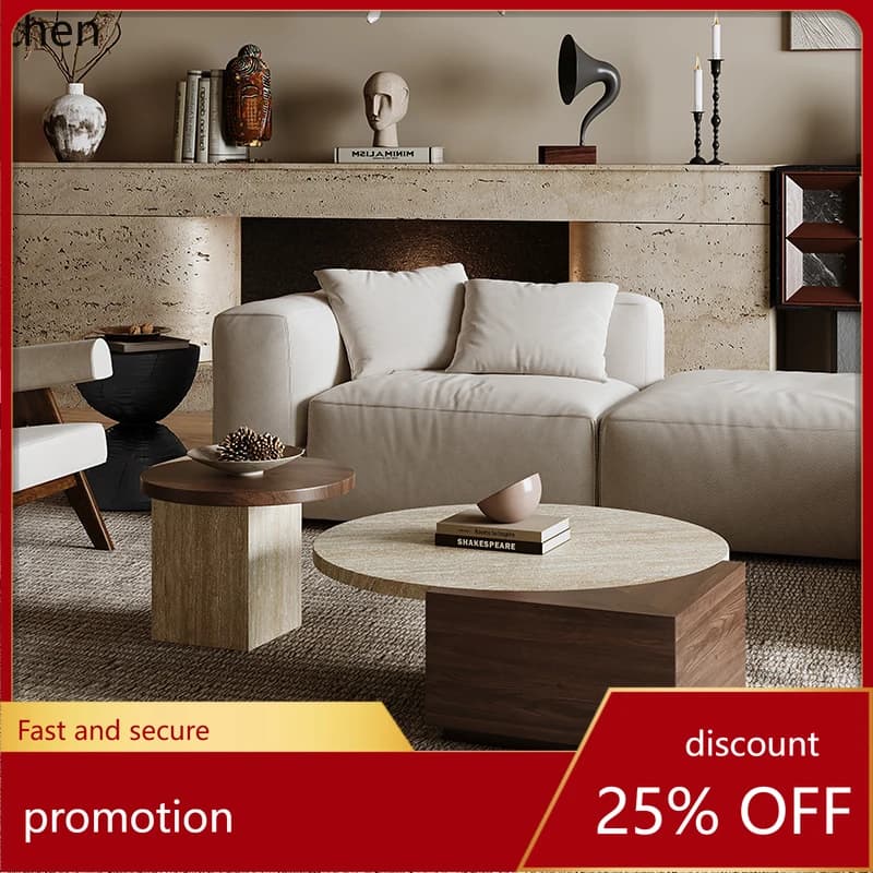HT combination living room home special-shaped creative modern light luxury high-end villa tea table
