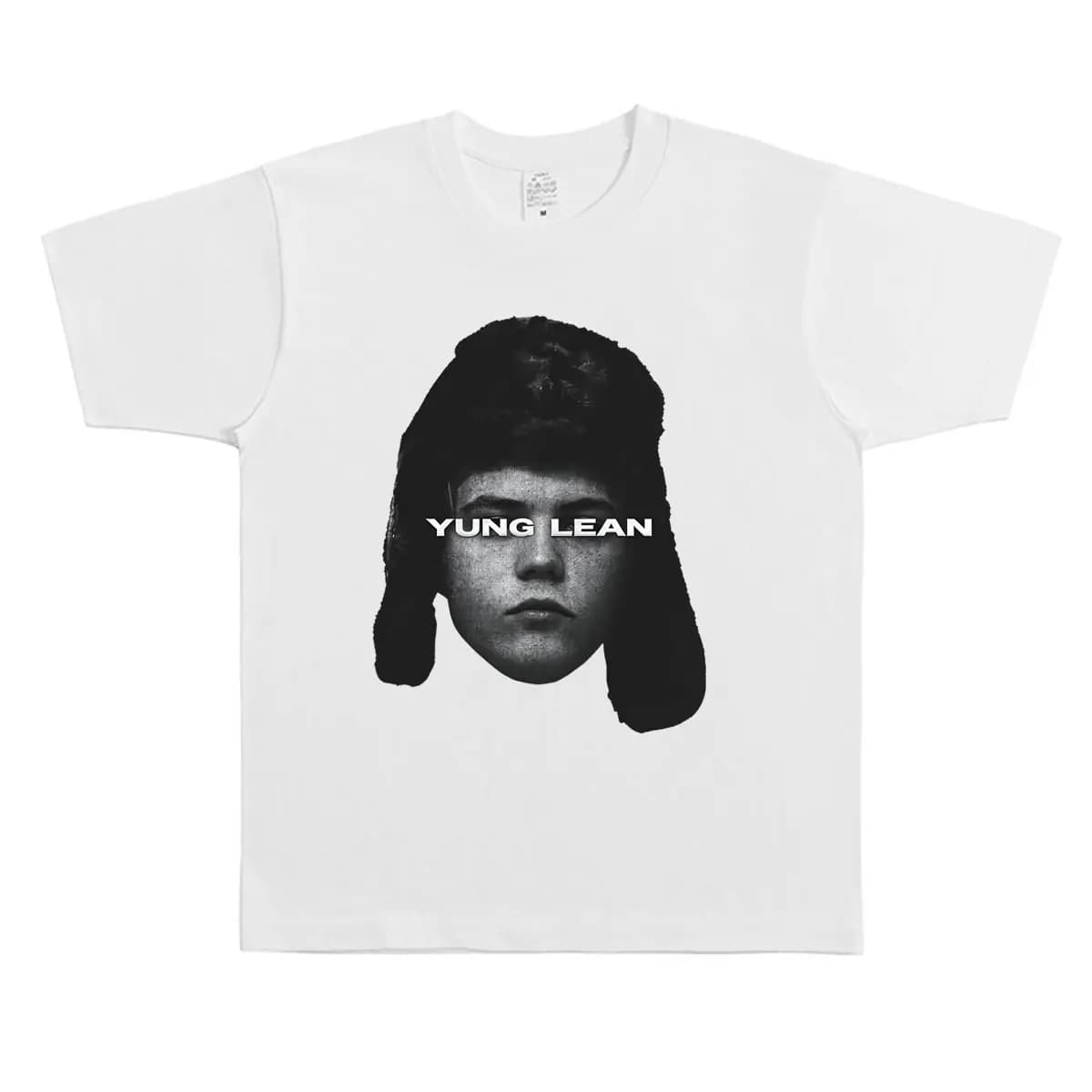 Rapper Yung Lean Head Graphic Print T Shirt Men Women Hip Hop Retro Oversized T-shirt Male Fashion Casual Short Sleeve T-shirts