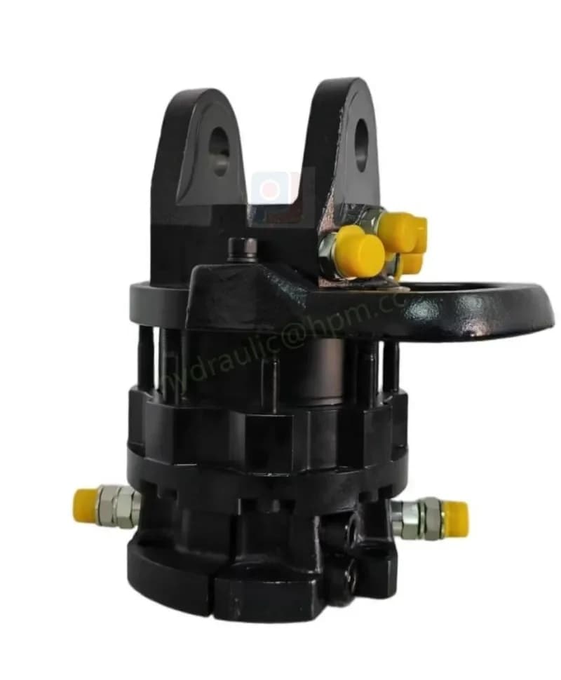 Rotator 6 Ton Capacity Unlimited Rotation Hydraulic Rotator for Forestry Equipment