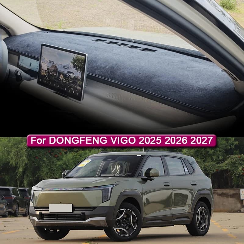 Car Styling For DONGFENG VIGO 2025 2026 2027 Car Dashboard Protective Mat Shade Cushion Pad Rose Carpet Mat Cover Accessories
