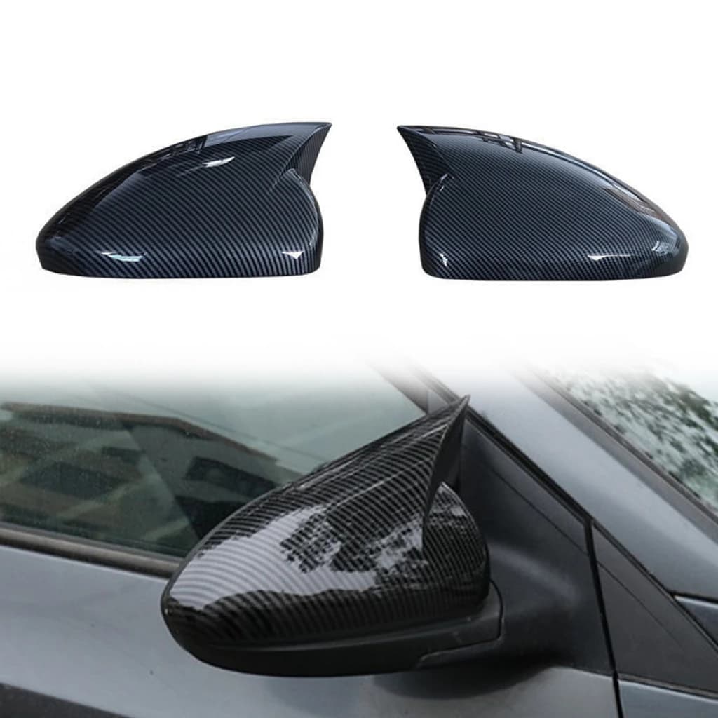 Car Rearview Side Mirror Cover Fit For Chevrolet Cruze 2009-2014 Wing Cap Sticker Door Rear View Case Trim Carbon Fiber