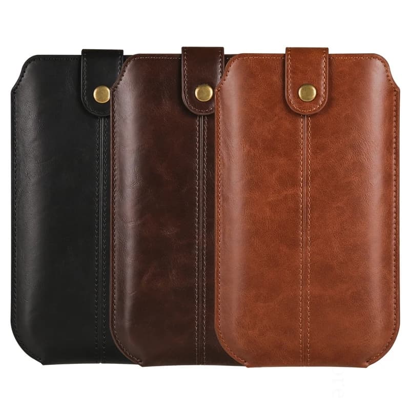Universal Phone Case Leather Cover For Nothing Phone (4b) 3A Pro Wallet Waist Bag Back Card Slot Case Pouch Nothing Phone 4A Pro