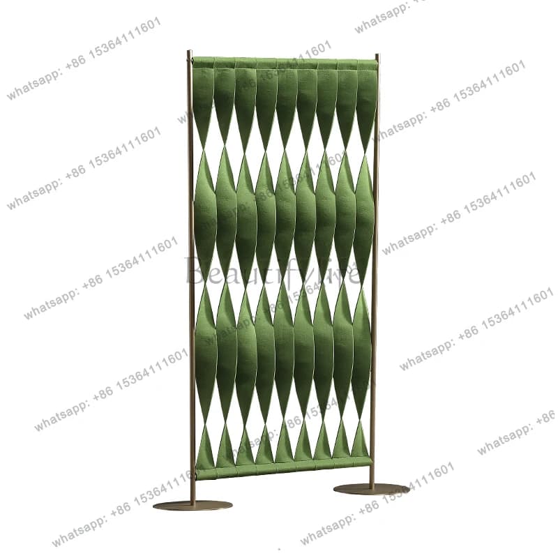 Sofa partition screen entrance entry wrought iron felt artistic sense creative bedroom light luxury fence