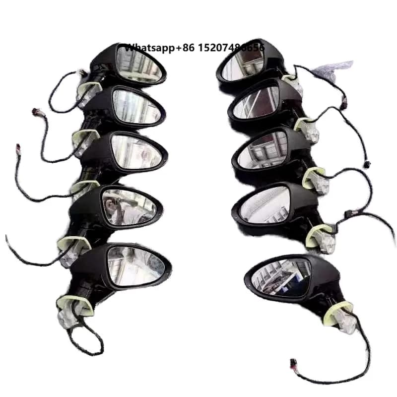 New Black 970-971 Car Mirror Assemblies with 1 Year Warranty Compatible with Models 2009-2016