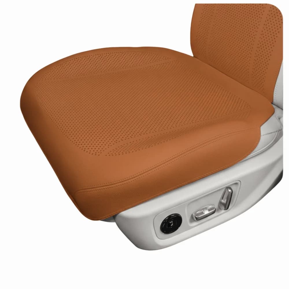 1pc Breathable Leather Leather Car Seat Cover Protection Cushion Luxury Interior Universal Car Seat Cover Backrest Support