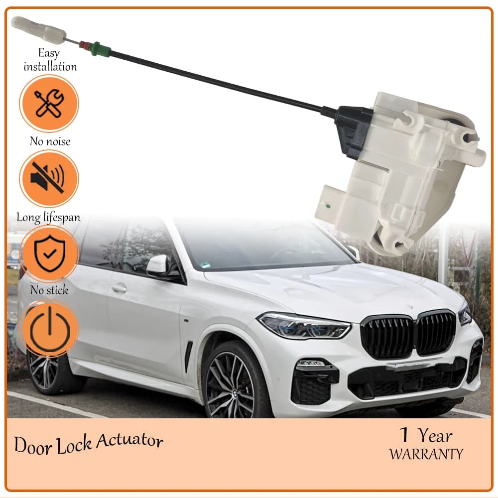 Front Left Driver Side Door Lock Latch Actuator,Fit BMW X5 G05 X7 G07 2019-2024, Reinforced mechanical design oem 51217444677