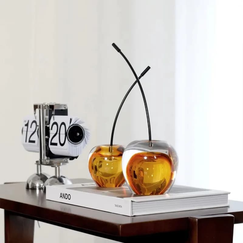 Nordic style crystal ball luxury spherical ornament modern simple dining table decoration creative photography props home