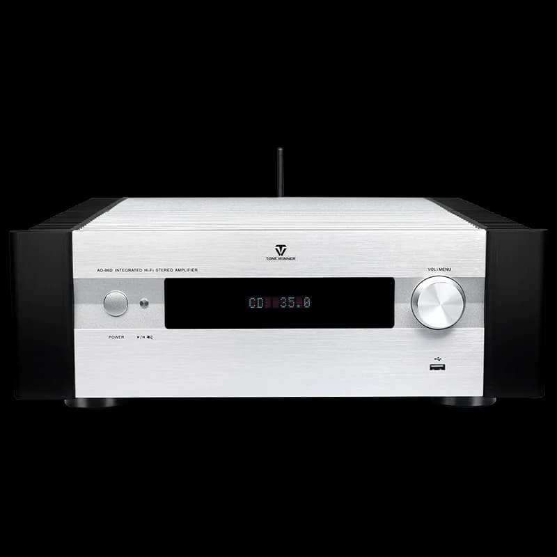 Class D 2 Ch Integrated HIFI Stereo Amplifier with Subwoofer