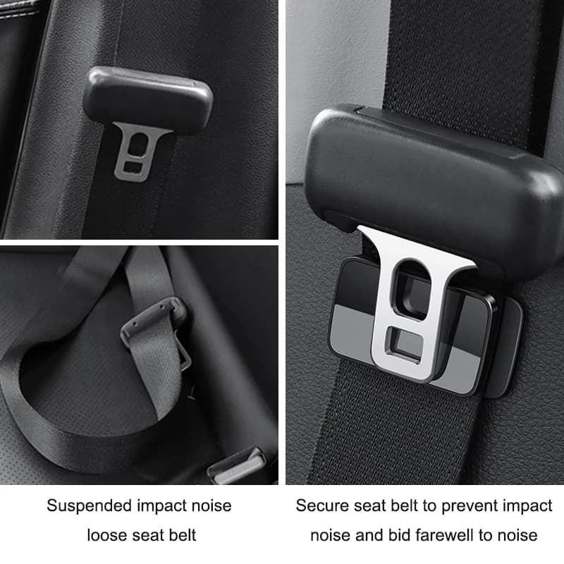 For Audi A3 A4 A5 B8 8P B9 8V B6 B7 A1 A6 C6 Q3 Q5 Universal Magnetic Car Seat Belt Holder Stabilizer Car Interior Accessories