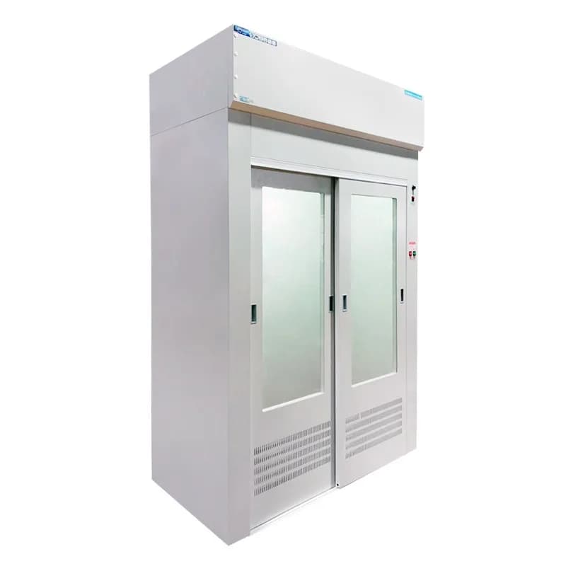 Floor-to-ceiling fume hood walk-in non-reverse exhaust walk-in laboratory exhaust fume hood