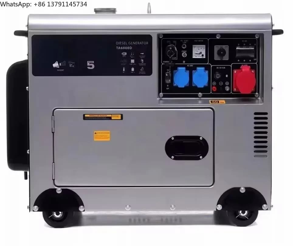 10kW Data Center Diesel Generator 380V 50Hz Three Phase Dual Fuel Capability With Sync Module