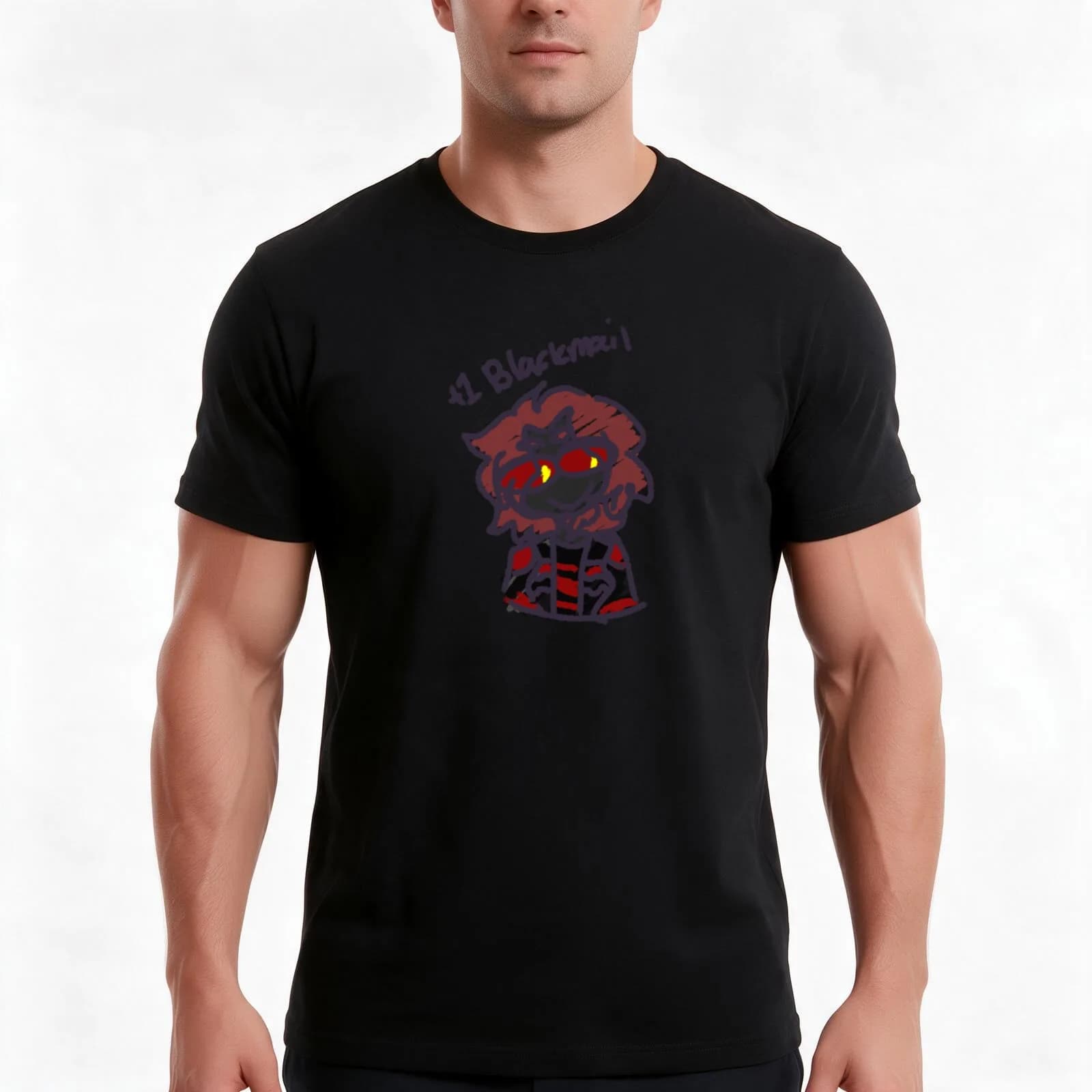 Romeo blackmail T-Shirt, Summer Casual Cotton Tee, Oversized Streetwear Tops, Vintage Graphic Print, Loose Fit Short Sleeve