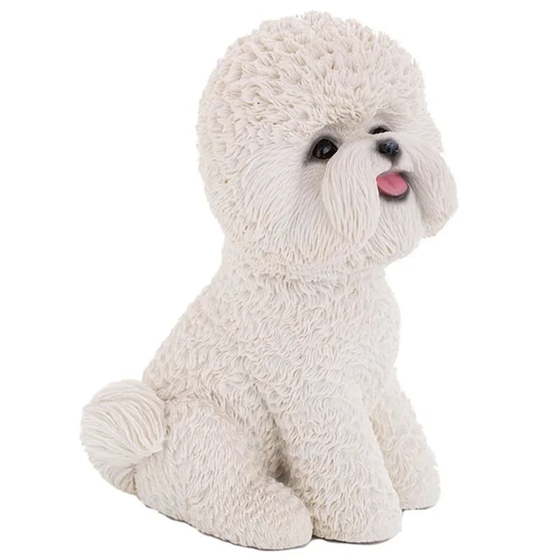 The new side head Central Asian Schnauzer Bichon Sheepdog simulation model can be matched with dolls and animal ornaments