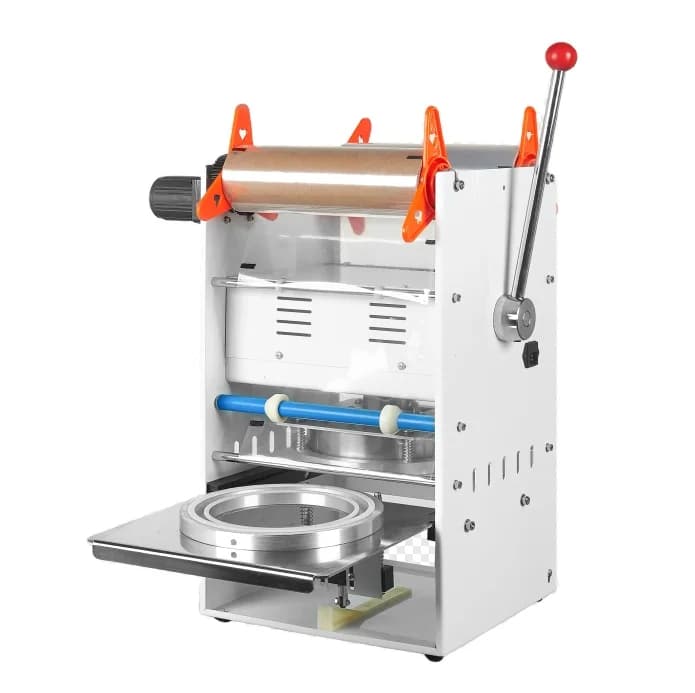 Manual Tabletop Fast Food Lunch Box Plastic Tray Sealing Machine