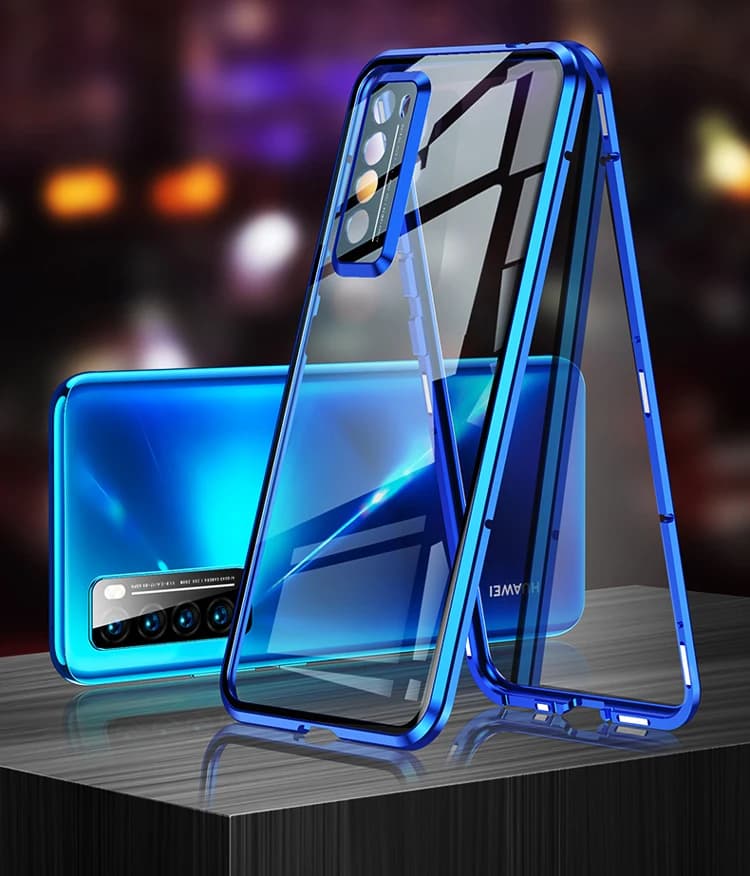 Double Sided Tempered Glass Magnetic Phone Case Shell For Honor magic 7 6 Pro 5 4 Lite 5G Metal Full Camera Lens Protector Cover