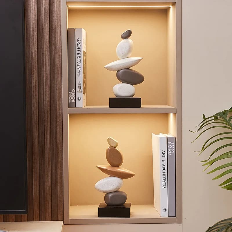 Generation of Light Luxury Art Resin Desktop Ornaments Decorative Living Room Office Wine Cooler TV Cabinet for gift birthday