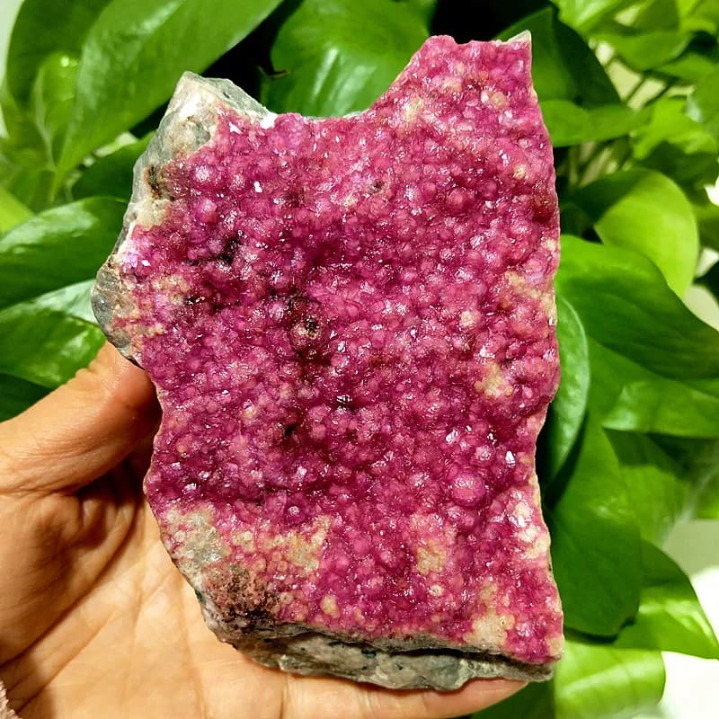 Natural Stones Cobaltocalcite Pink Crystal Raw Rock Mineral Specimen Voodoo Meditation Reiki Feng Shui Crystal Room Decoration