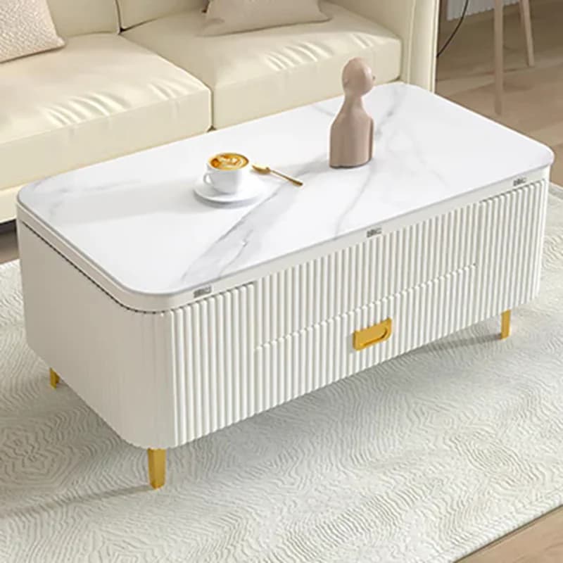 Storage Bedroom Coffee Table Modern Organizer Mobile Luxury Living Room Coffee Table White Kaffee Tische Hinese Style Furniture