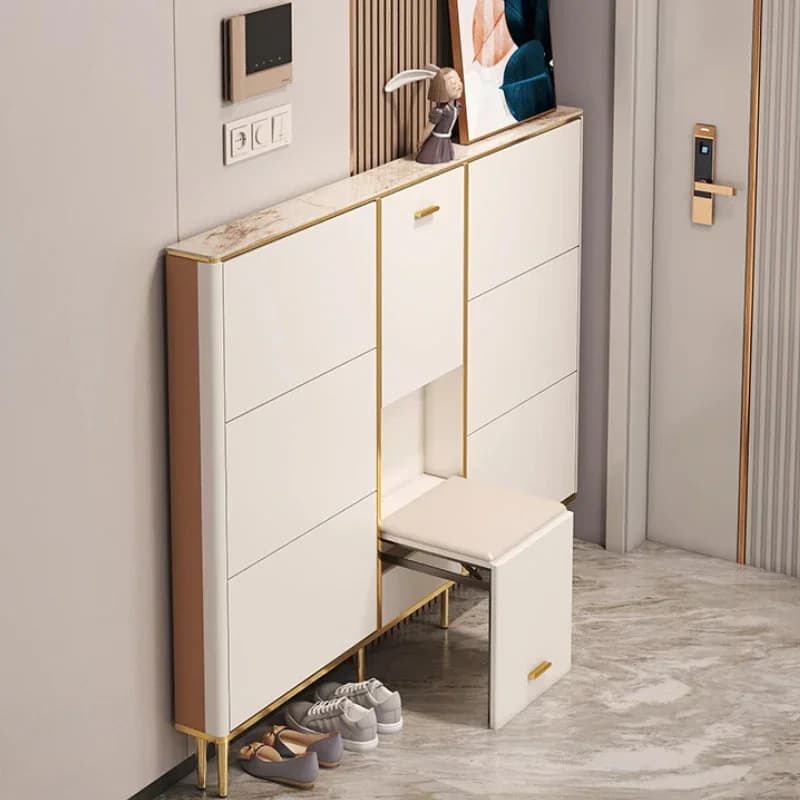 Entryway Modern Shoe Cabinet Organizer Indoor Ultra Thin Shoe Cabinet Luxury Designer Szafka Na Buty Furniture Living Room