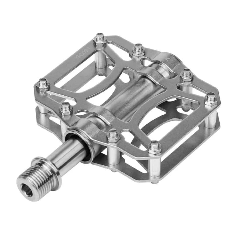 Titanium alloy bicycle pedal three-bearing MTB road bicycle foot pedal wear-resistant waterproof folding bicycle pedal