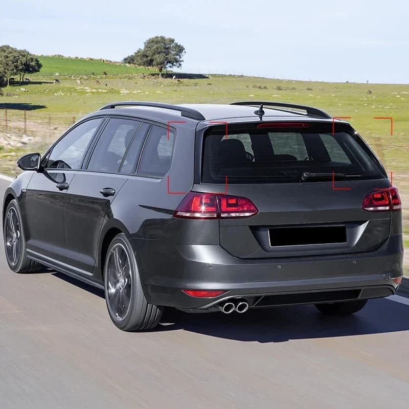 Car Rear Side Spoiler For Volkswagen VW Golf MK7 Variant 2013-2019 Wagen Tail Wing Exterior Tuning Car Accessories