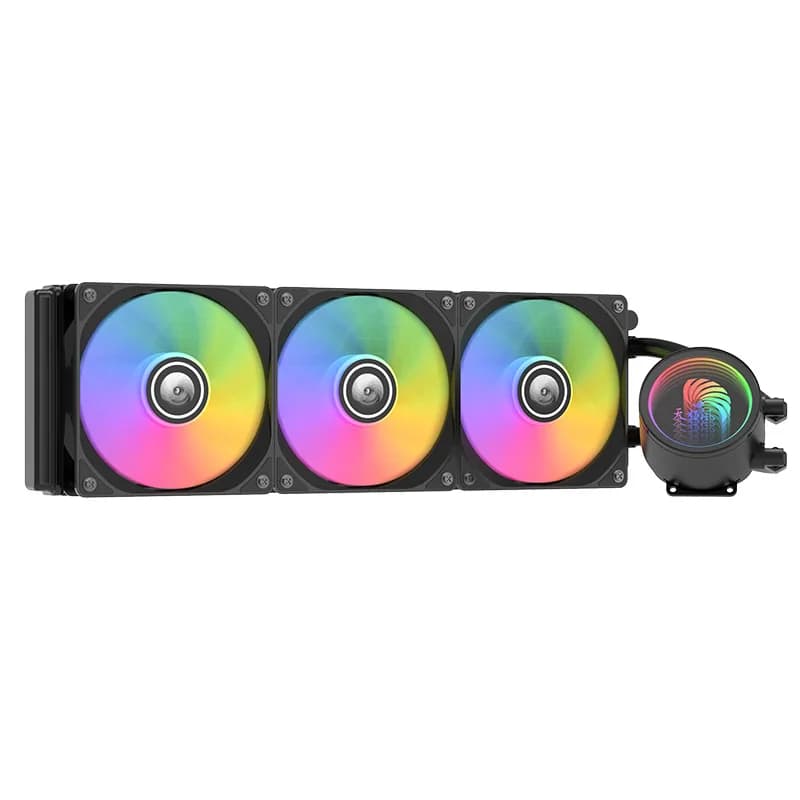 Desktop computer CPU water-cooled radiator wireless space lasagna mirror water-cooled head