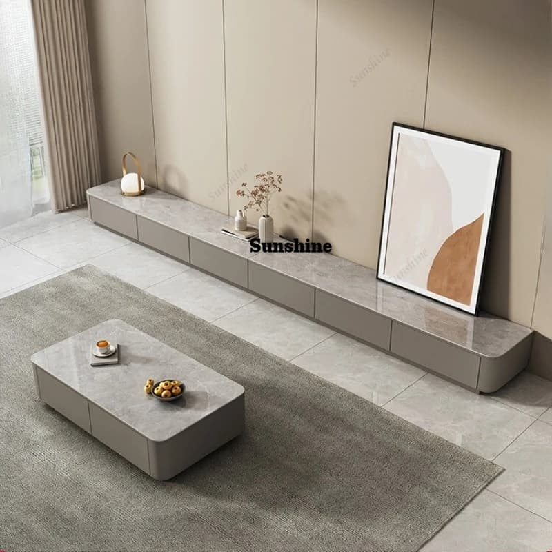 Modern luxury minimalist floor standing TV cabinet cabinet storage Television exclusive home tv stand muebles para tv furniture