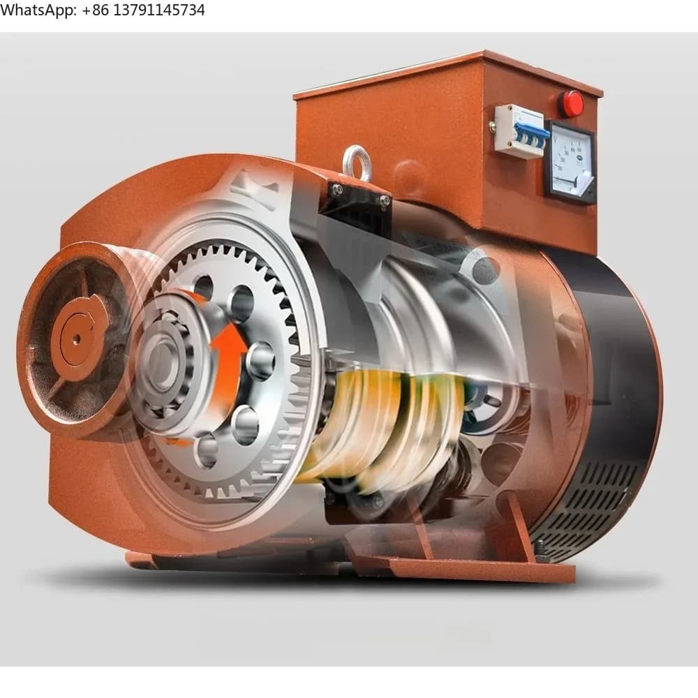 Diesel generator set 5/8/12/15/20KW single phase three phase 220V 380V full copper wire