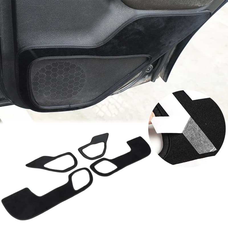 For Hummer H3 2005-2009 velvet black car door anti-dirty mat car interior protection modification accessories