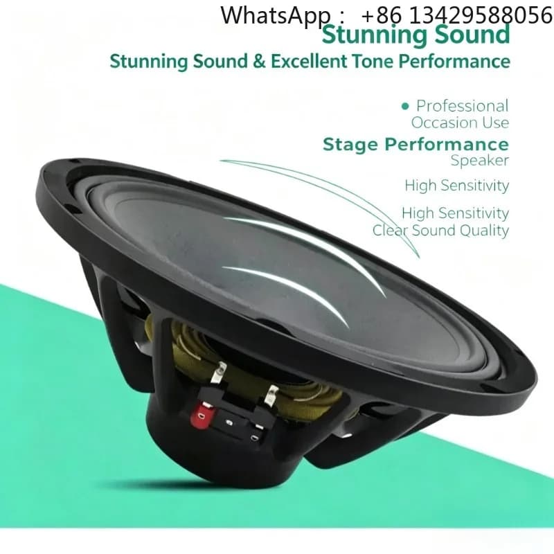 12-inch and 15-inch Neodymium Magnet Mid-low Frequency Speakers for Professional Stage Performances with High-power Line Arrays.