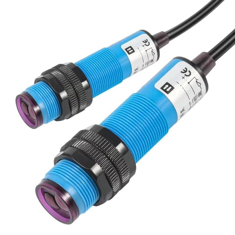 M18 Diffuse Reflection Photoelectric Switch, Infrared Three-wire Sensor E3F-DS30C4/C2 Normally Closed NPN Normally Open PNP