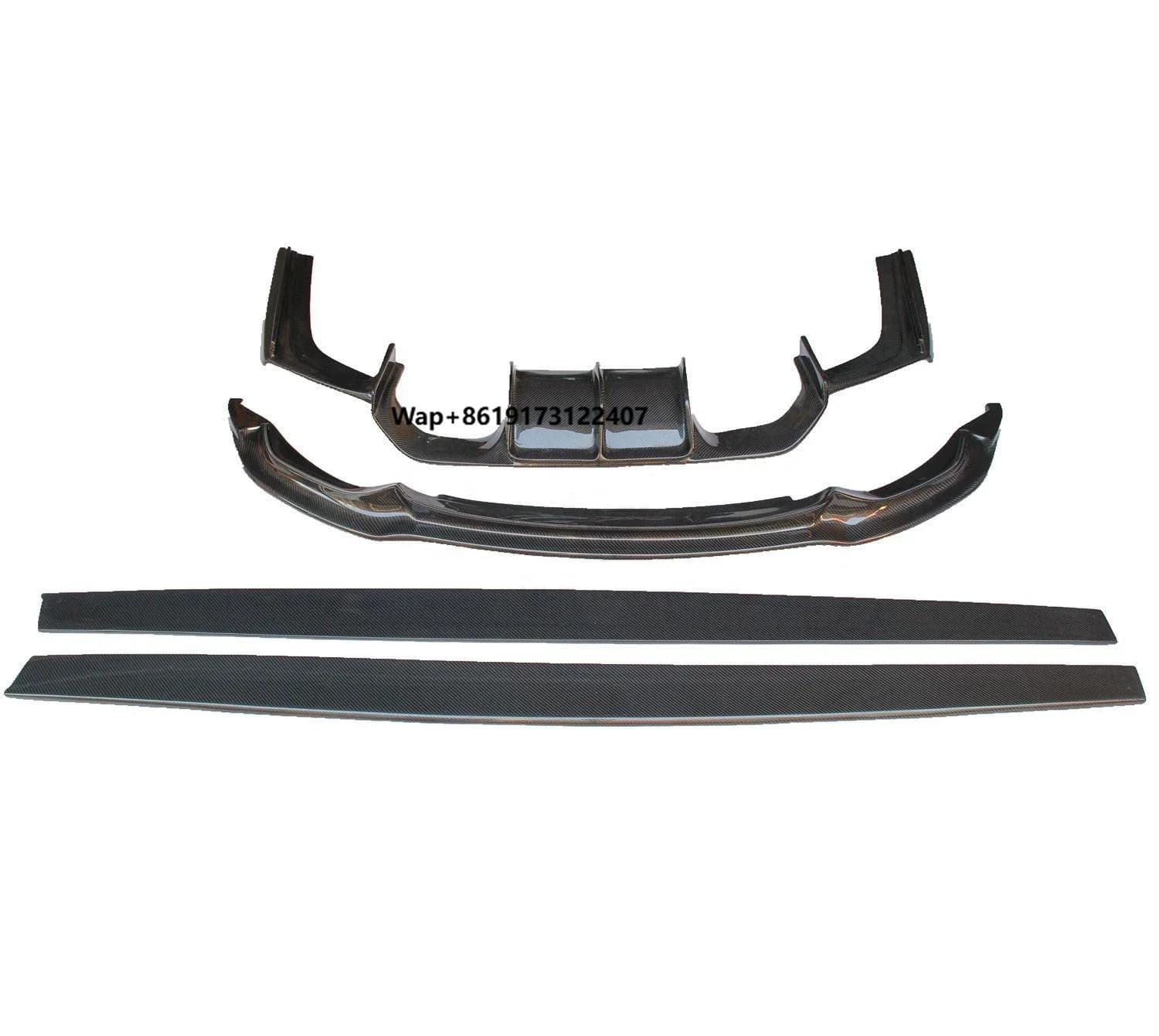 Carbon Fiber Front Bumper Lip Side Skirt Diffuser for  M3 G80 G82 G83 M4