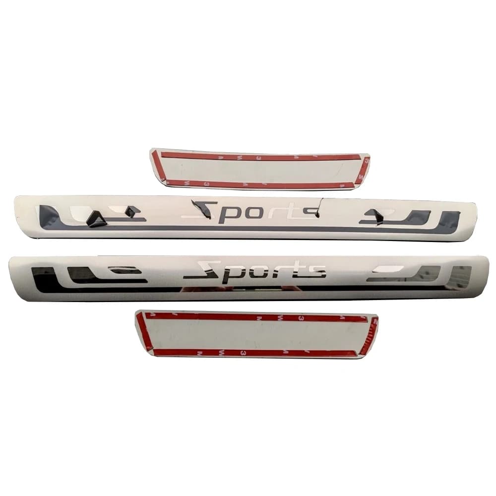 For Renault Duster Car Door Sill Scuff Plate Pedal Accessories Protector Stainless Steel Threshold Trim Stickers 4pcs/set