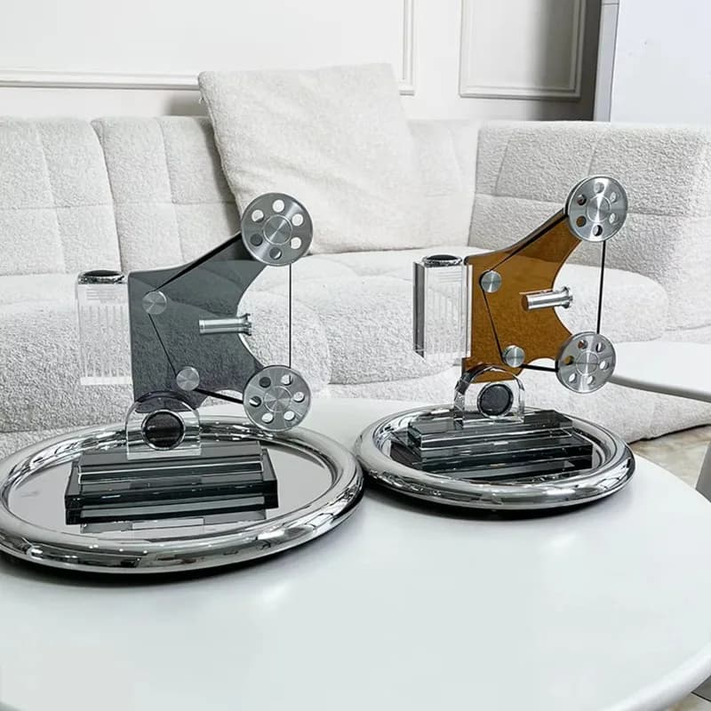 Romantic Music Statue Transparent Wedding Table Ornament Decoration Crystal Party Gifts Discount Wholesale