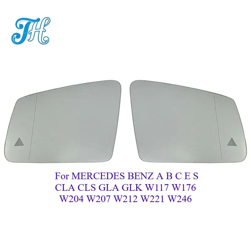 Heated Blind Spot Warning Side Mirror Glass BSA for MERCEDES BENZ A B C E S CLA CLS GLA GLK W117 W176 W204 W207 W212 W221 W246