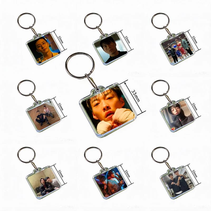 Bloodhounds Acrylic Keychain Handmade Hanging Ornaments for Clothes Backpack Decoration Accessories Gifts with Friends