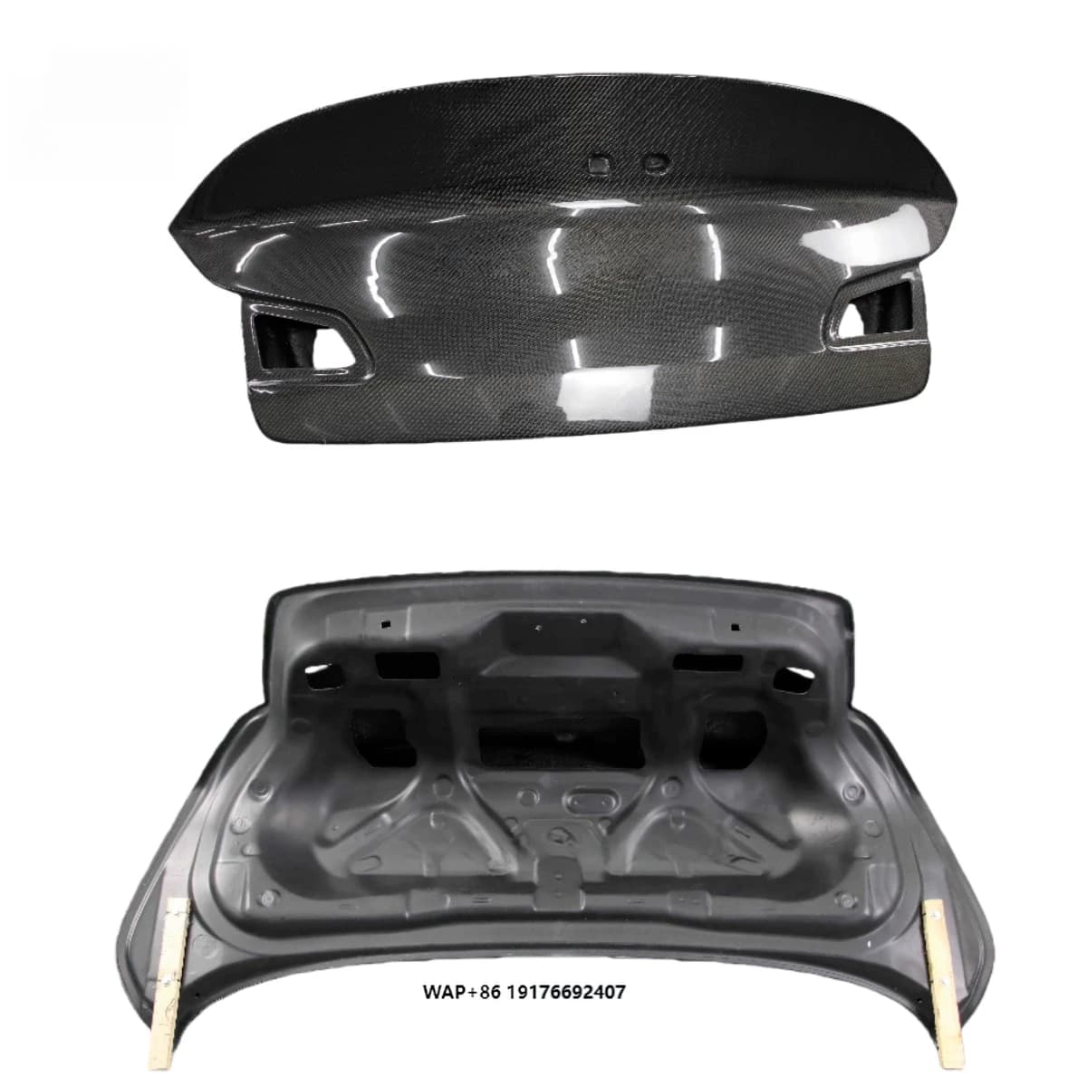 Popular forInfiniti G37 4-door, Original Carbon Fiber Rear Luggage Compartment
