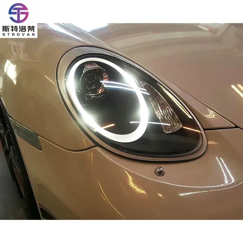 STLF CLRAK For Cayman 2004-2008 Car Modification Car Lights LED Modified Headlight New Daytime Running Lights for 987 Model